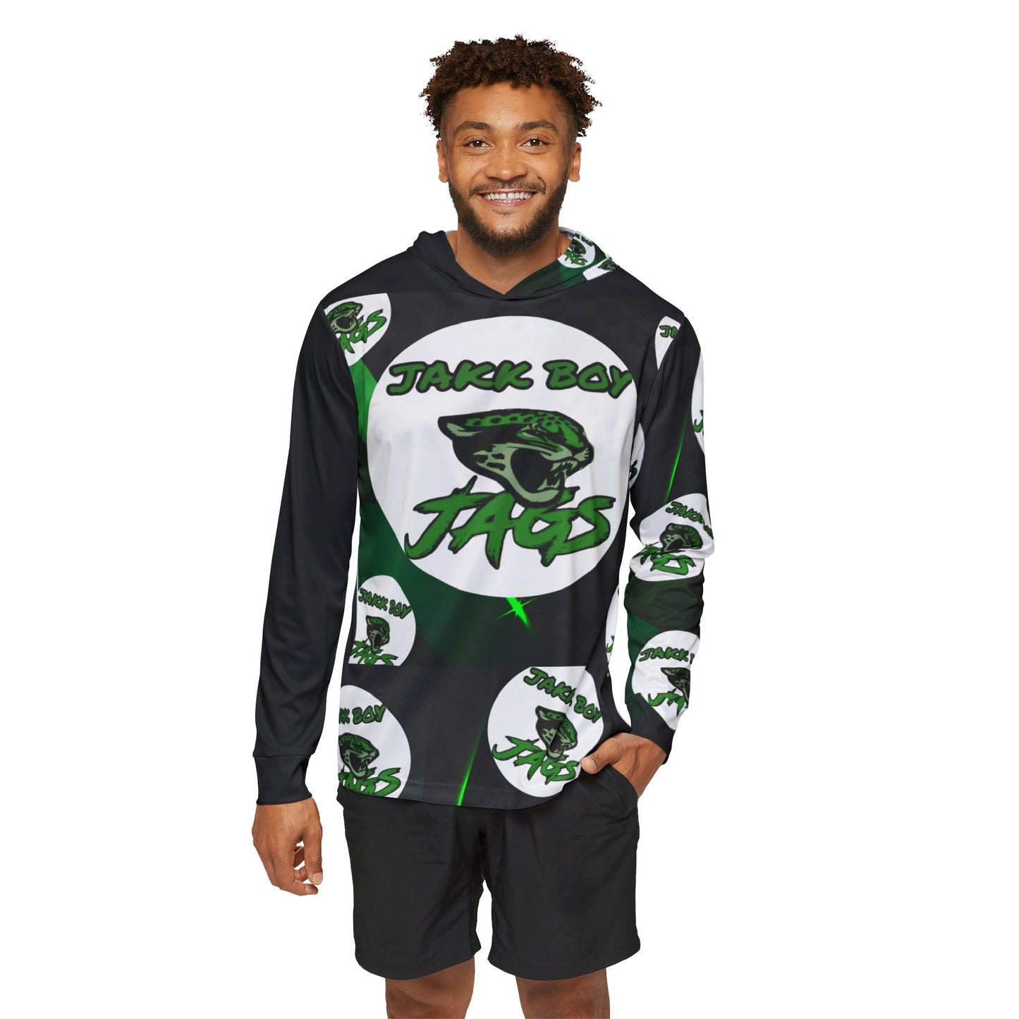 Unisex All-Over Printed Lightweight Dri-Fit Jacket for 9U Jakk Boys West Orlando Jaguars Football Team