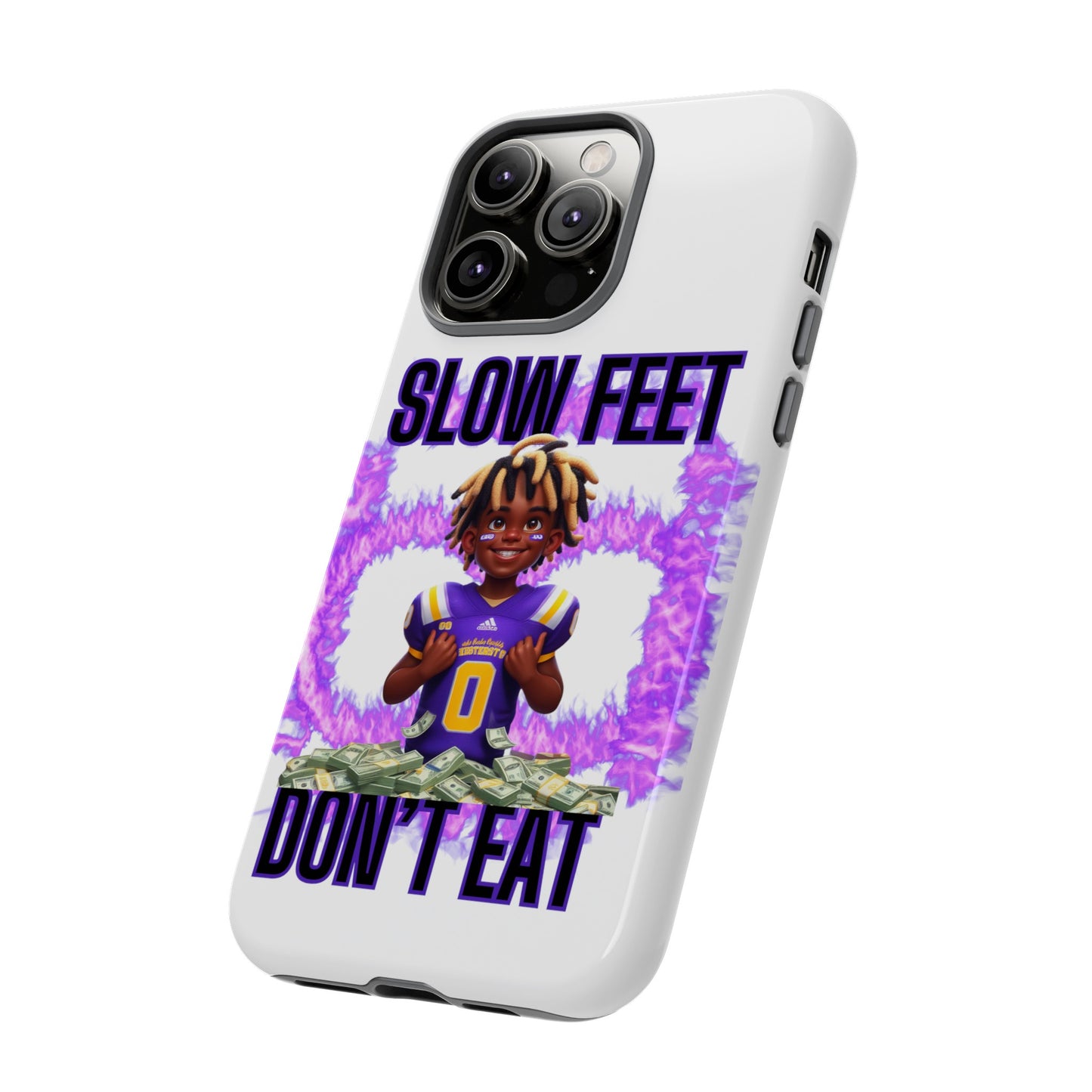 Champion's Shield: Traww239's 'Slow Feet Don't Eat' iPhone Case