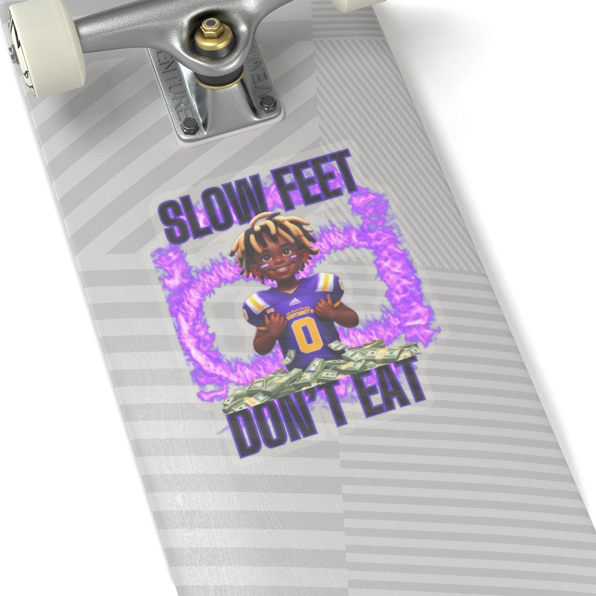 Track Your Triumph: Traww239's 'Slow Feet Don't Eat' Stickers