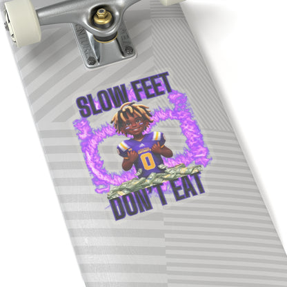 Track Your Triumph: Traww239's 'Slow Feet Don't Eat' Stickers