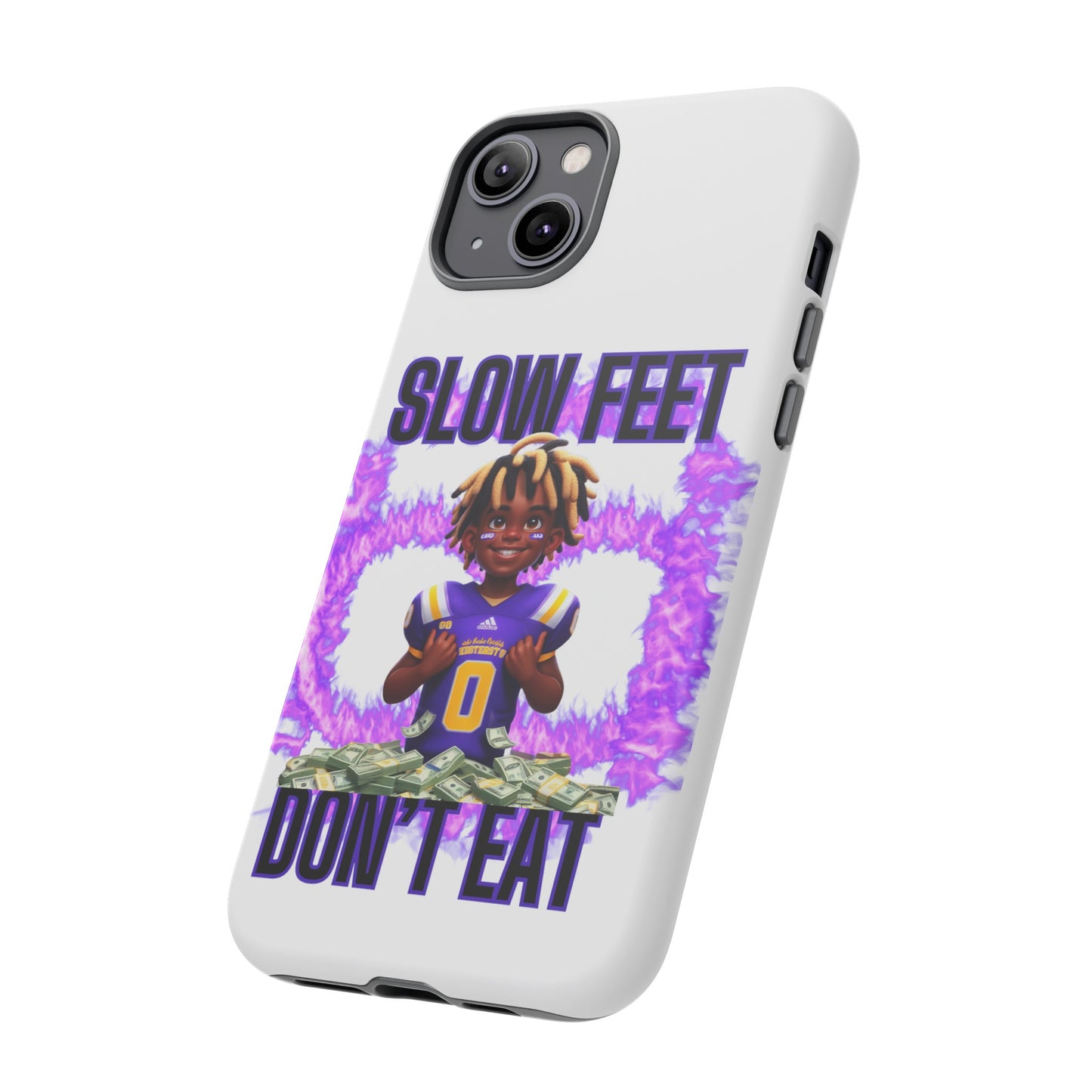 Champion's Shield: Traww239's 'Slow Feet Don't Eat' iPhone Case