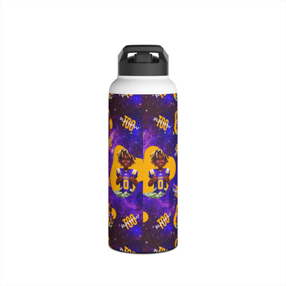 Star-Struck Hydration: Unisex Water Bottle Featuring T-raww the Athlete