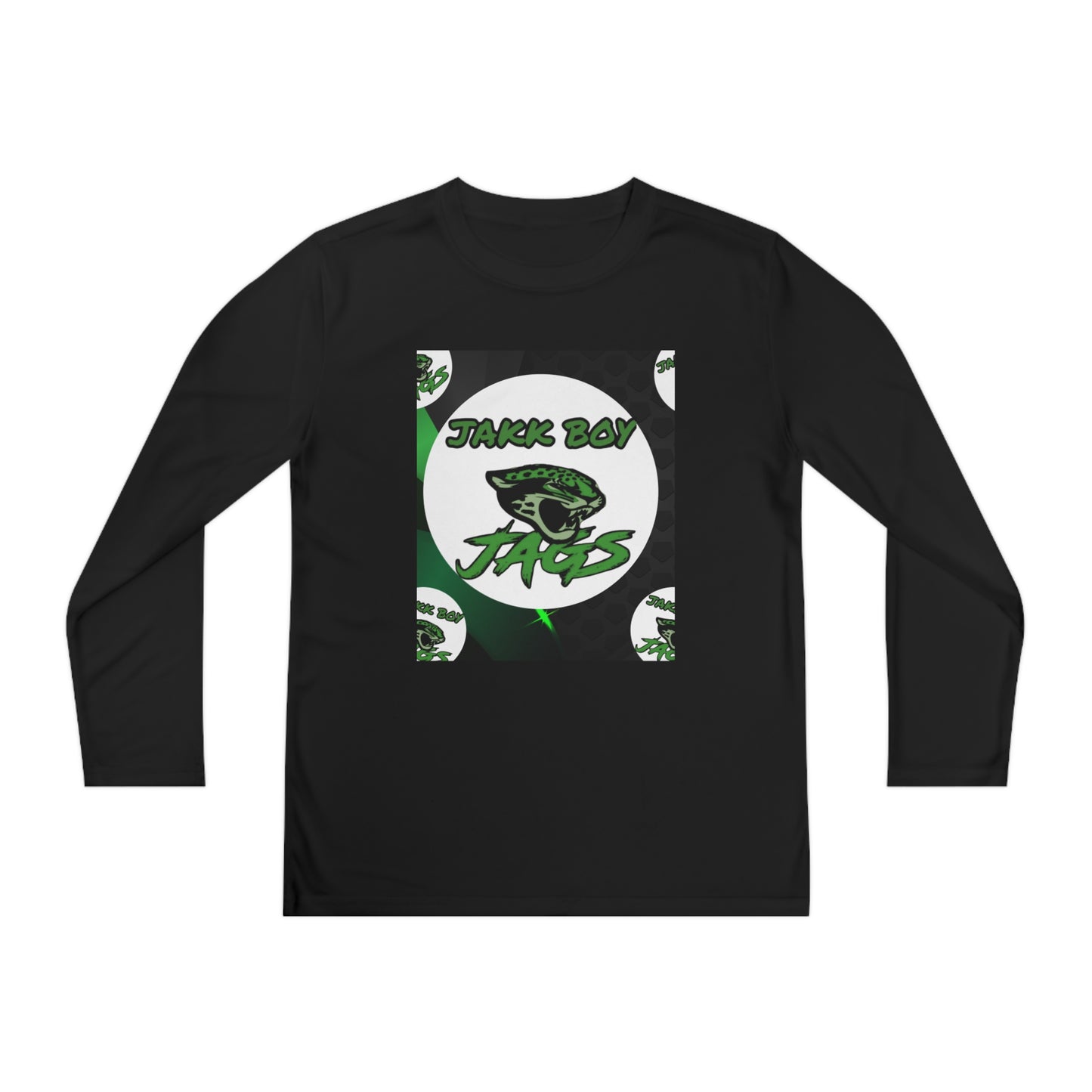 Unisex Kids' Long Sleeve Shirt for 9U Jakk Boys West Orlando Jaguars Football Team