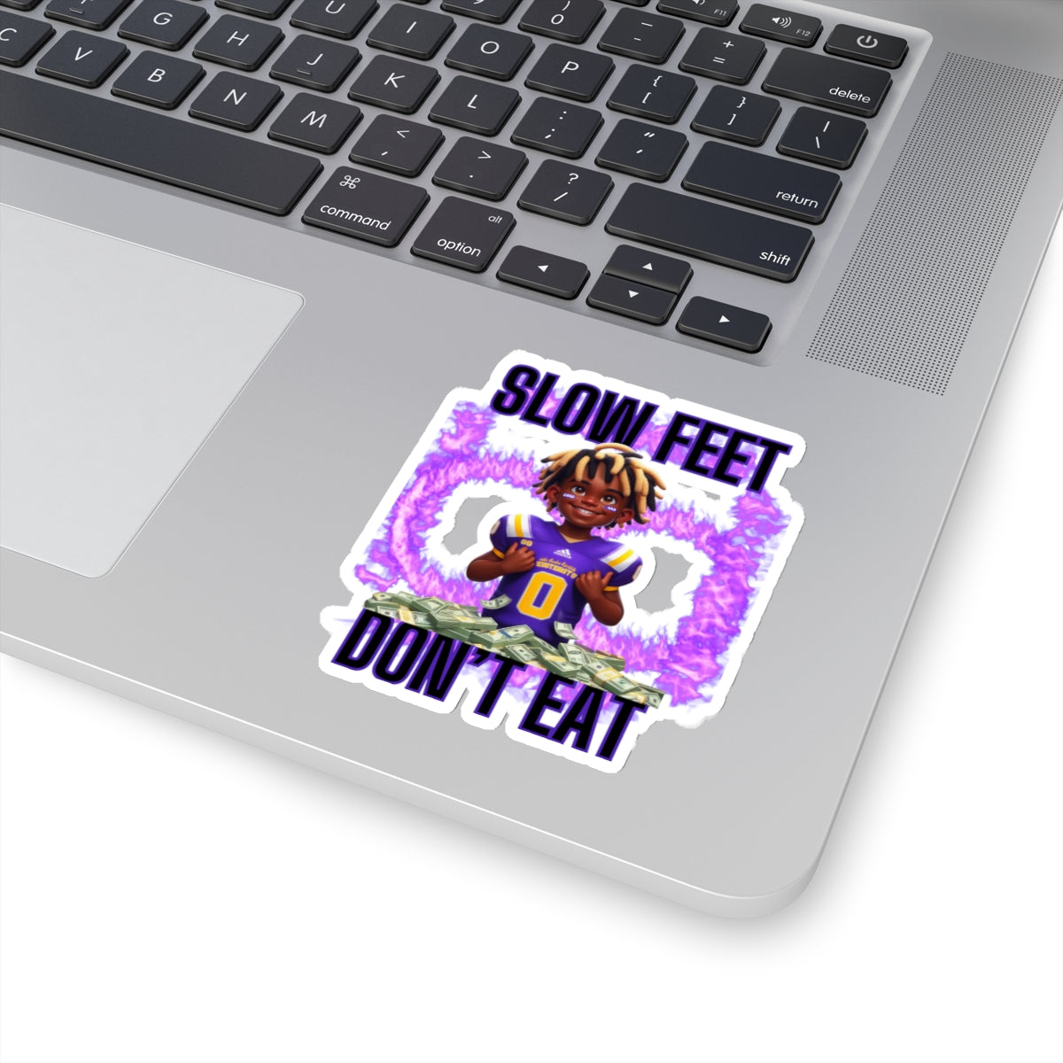 Track Your Triumph: Traww239's 'Slow Feet Don't Eat' Stickers