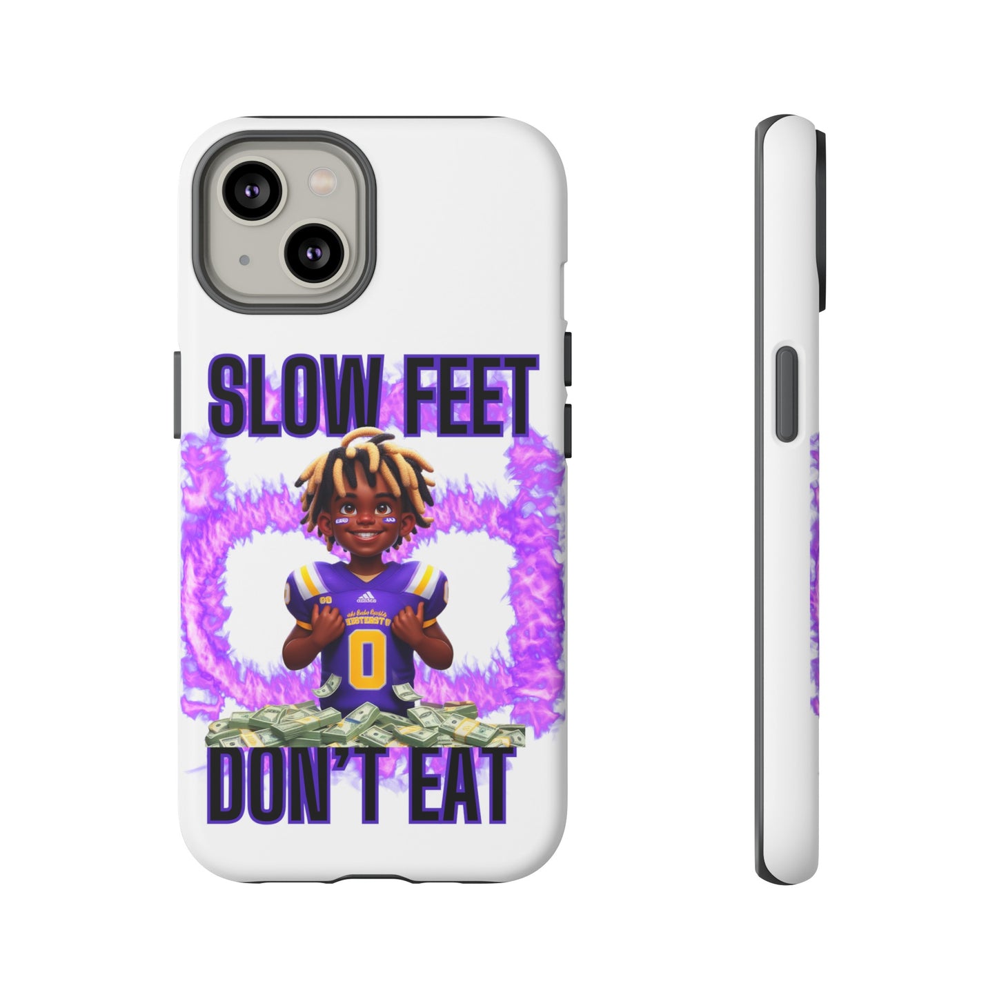 Champion's Shield: Traww239's 'Slow Feet Don't Eat' iPhone Case