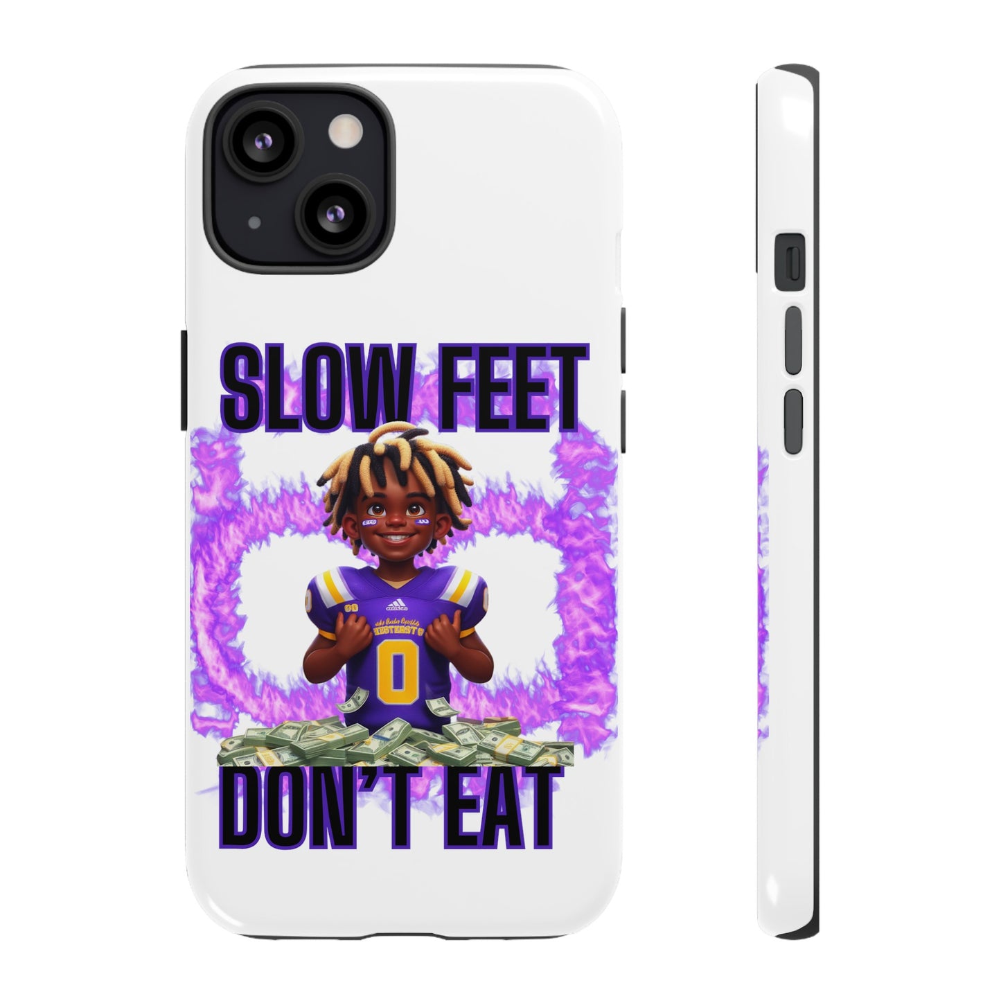 Champion's Shield: Traww239's 'Slow Feet Don't Eat' iPhone Case