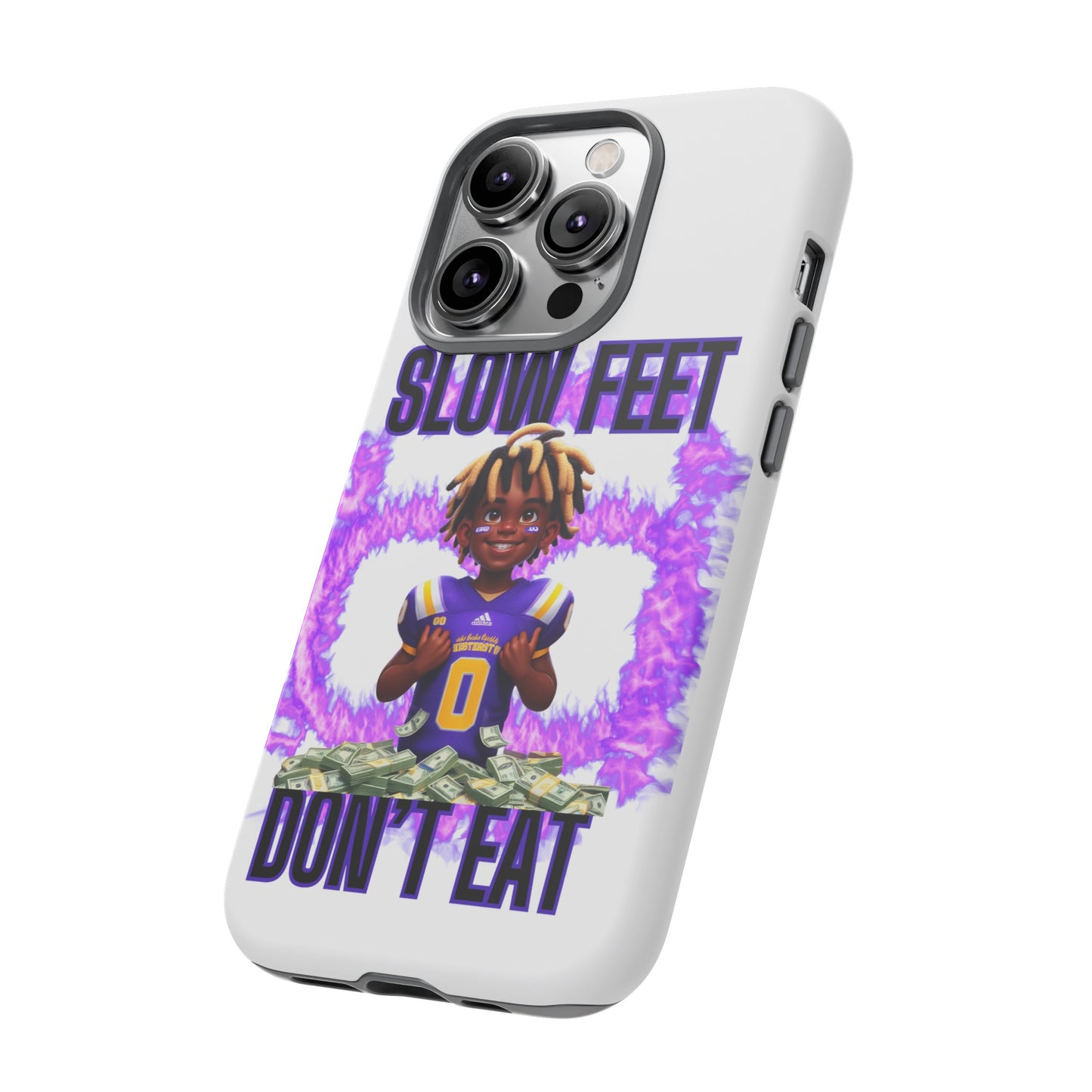 Champion's Shield: Traww239's 'Slow Feet Don't Eat' iPhone Case