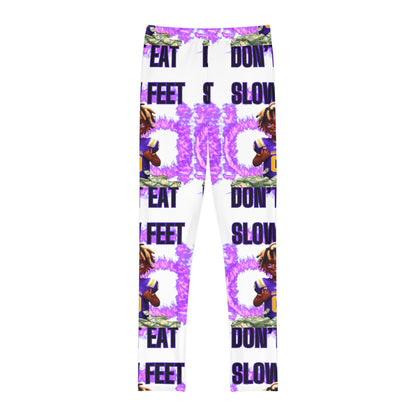 Strive for Greatness: Traww239's 'Slow Feet Don't Eat' Athletic Leggings