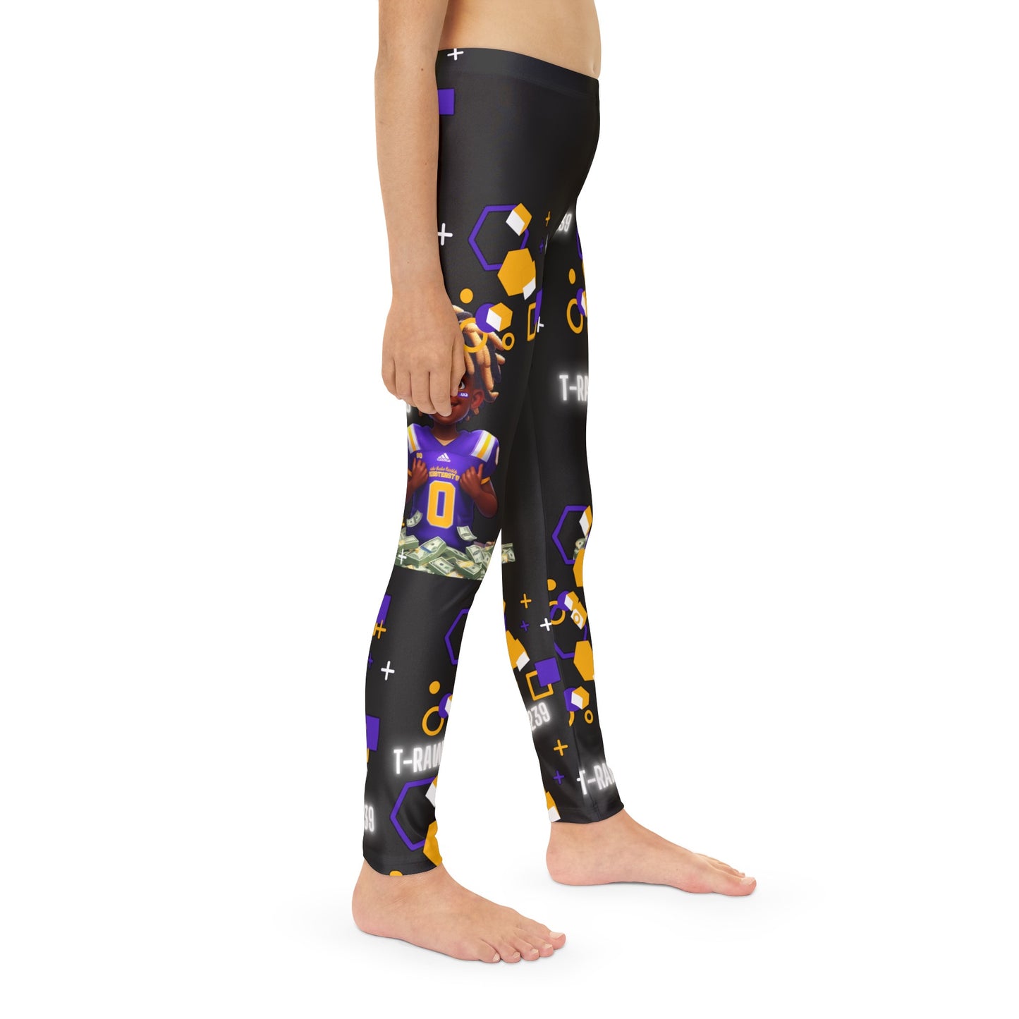 Geometry in Motion: Unisex Geometric Leggings from Traww239's Merch Store