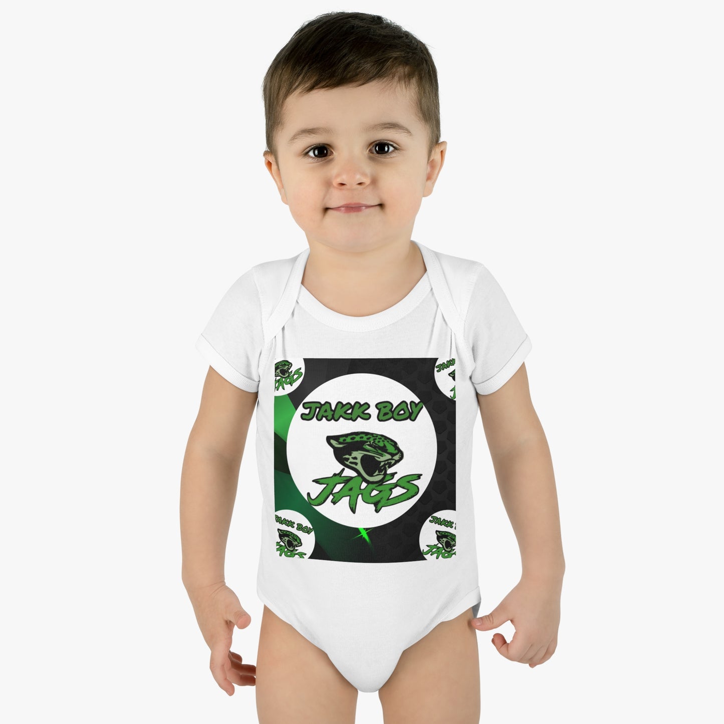 9U Jakk Boys West Orlando Jaguars Baby Onesie