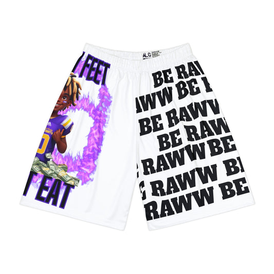 Dominate the Field: Traww239's 'Slow Feet Don't Eat' Men's Athletic Shorts