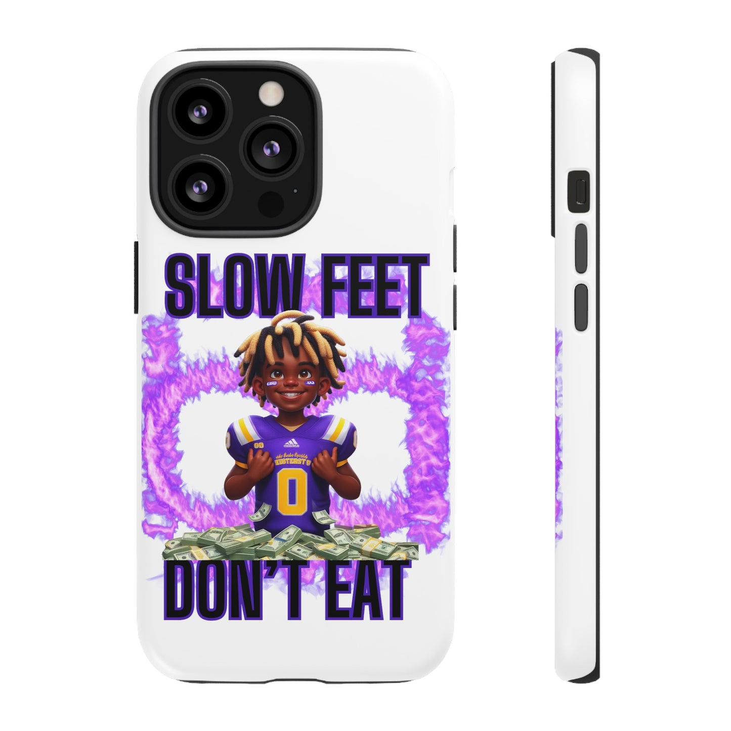 Champion's Shield: Traww239's 'Slow Feet Don't Eat' iPhone Case