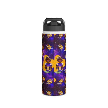 Star-Struck Hydration: Unisex Water Bottle Featuring T-raww the Athlete