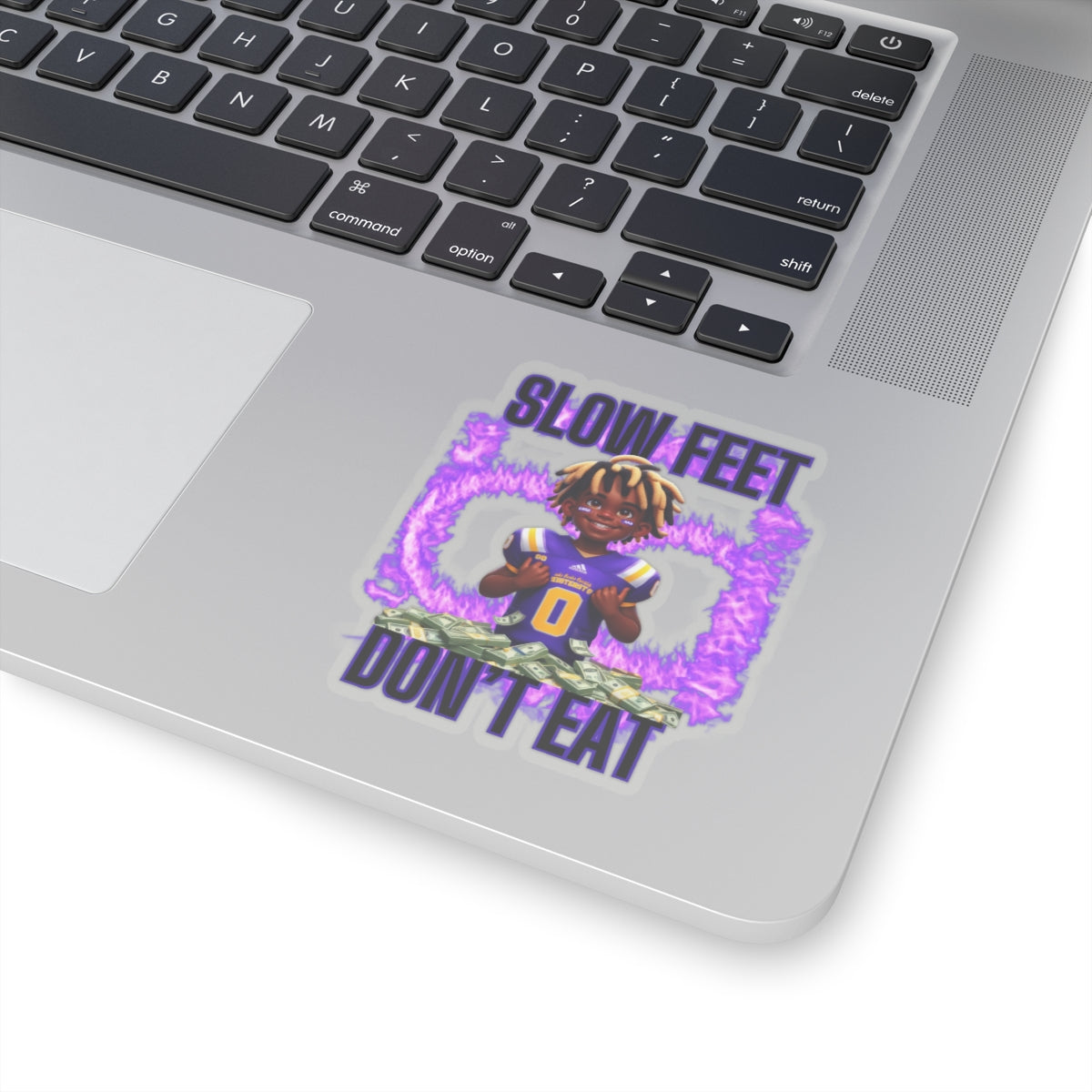 Track Your Triumph: Traww239's 'Slow Feet Don't Eat' Stickers