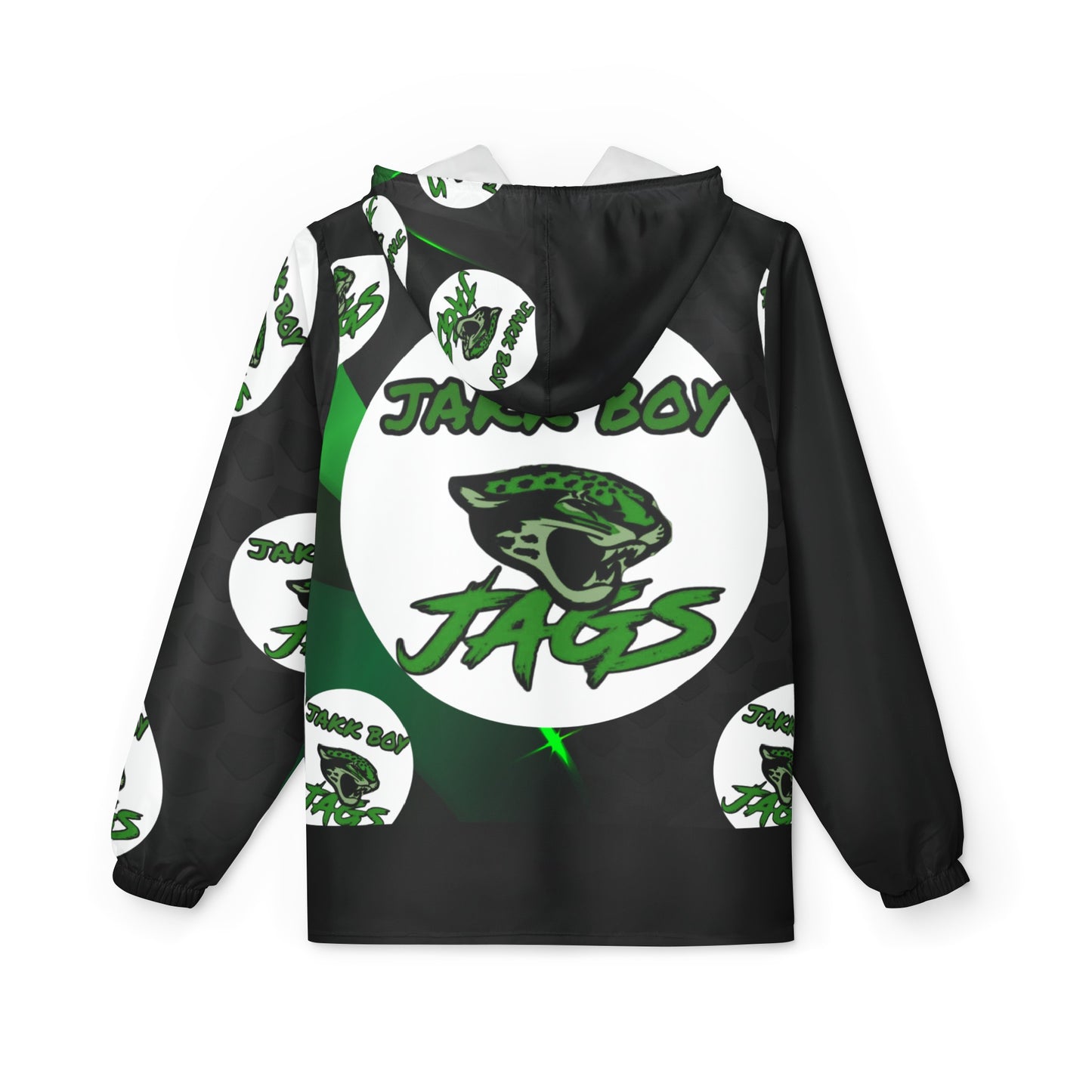 Unisex Windbreaker for 9U Jakk Boys West Orlando Jaguars Football Team