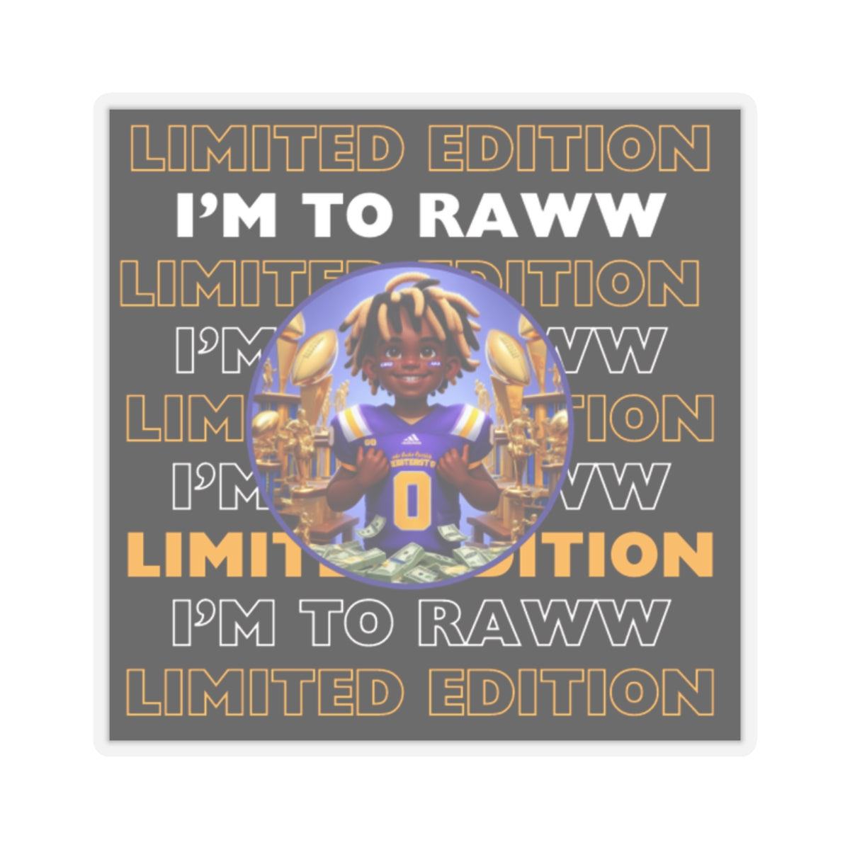 Im Too Raw: Traww Football Player Stickers Collection