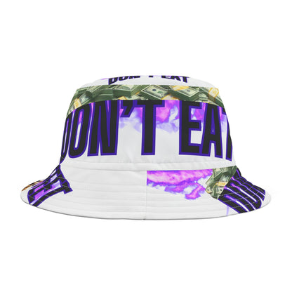 Stride to Success: Traww239's 'Slow Feet Don't Eat' Slogan Bucket Hat