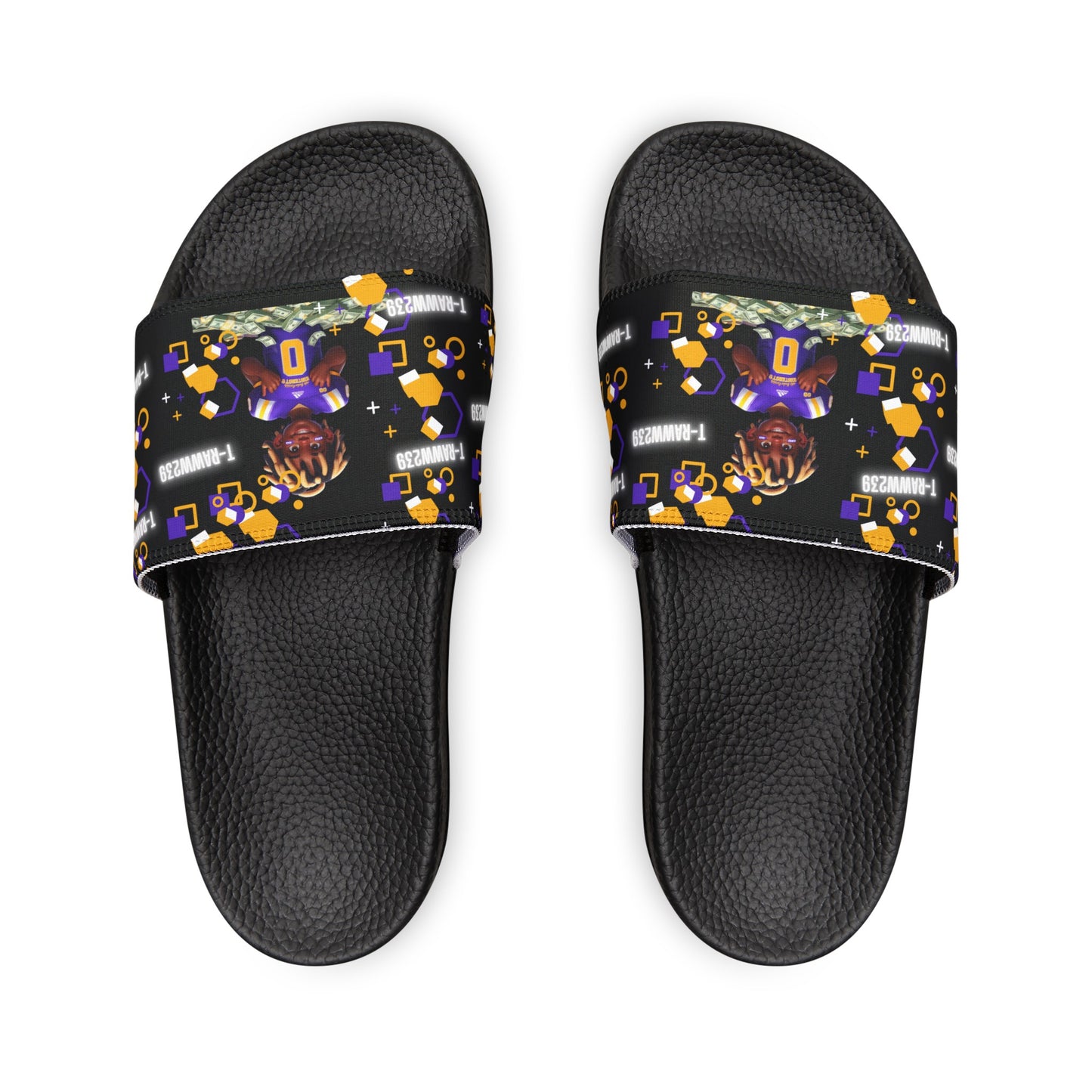 Stride in Style: Geometric Unisex Sandals from Traww239's Merch Store