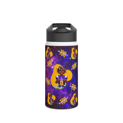 Star-Struck Hydration: Unisex Water Bottle Featuring T-raww the Athlete