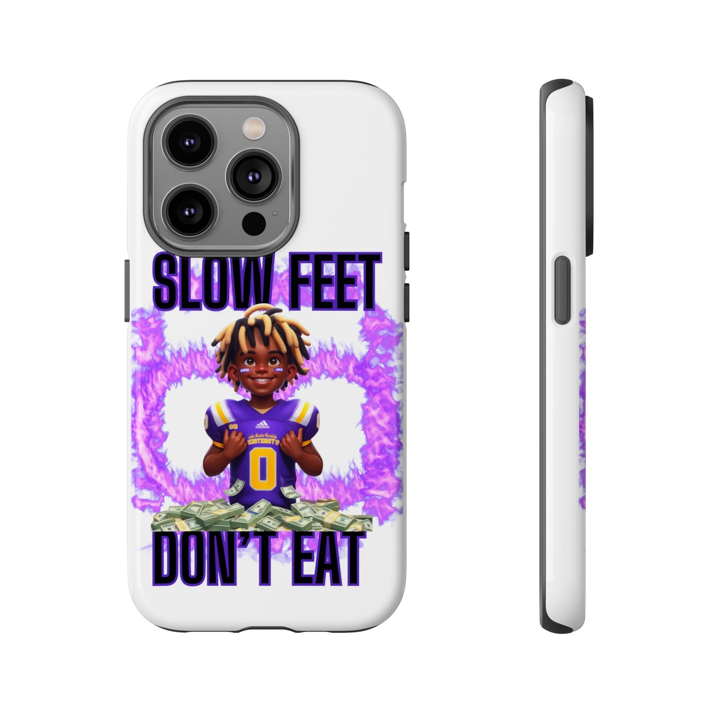 Champion's Shield: Traww239's 'Slow Feet Don't Eat' iPhone Case