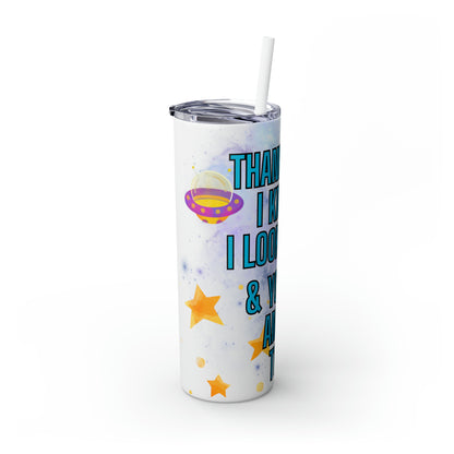 Skinny Tumbler with Straw, 20oz