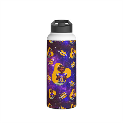 Star-Struck Hydration: Unisex Water Bottle Featuring T-raww the Athlete