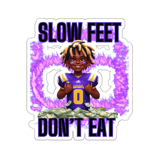 Track Your Triumph: Traww239's 'Slow Feet Don't Eat' Stickers