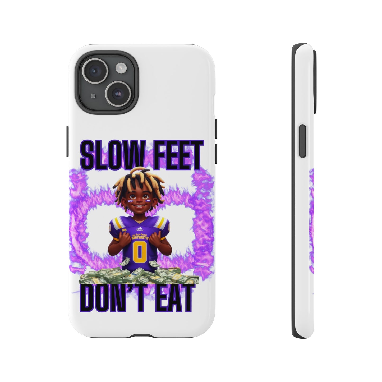 Champion's Shield: Traww239's 'Slow Feet Don't Eat' iPhone Case