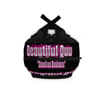 Empowerment on the Go: Beautiful Quu's 'Stand on Business' Slogan Bookbag