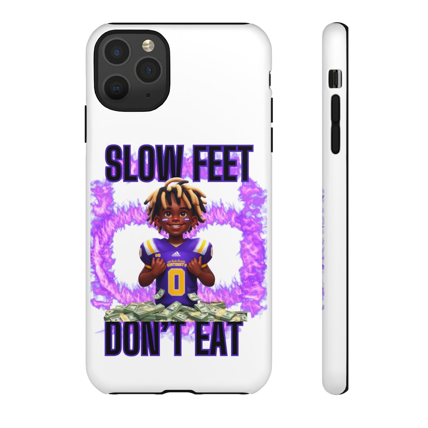 Champion's Shield: Traww239's 'Slow Feet Don't Eat' iPhone Case