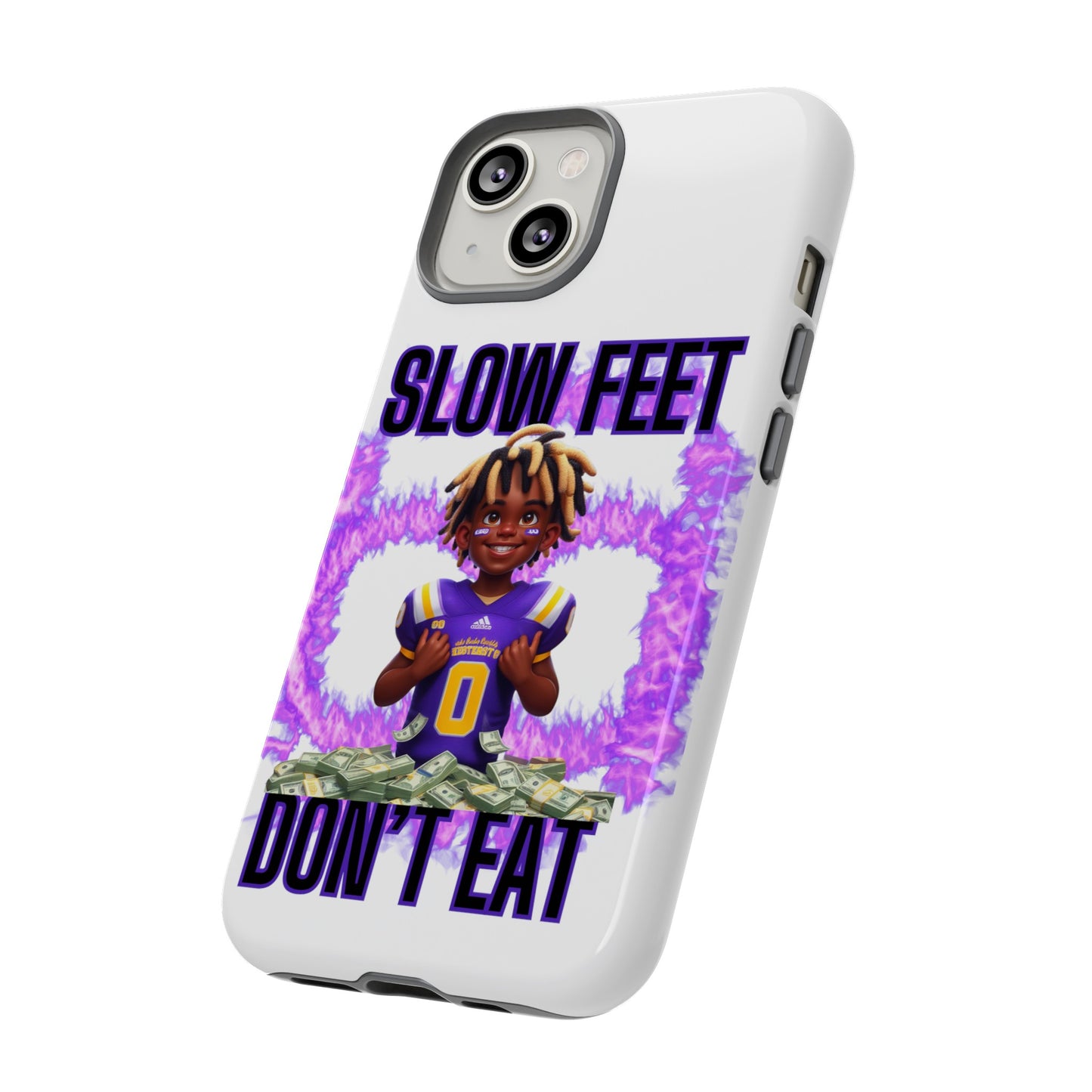 Champion's Shield: Traww239's 'Slow Feet Don't Eat' iPhone Case