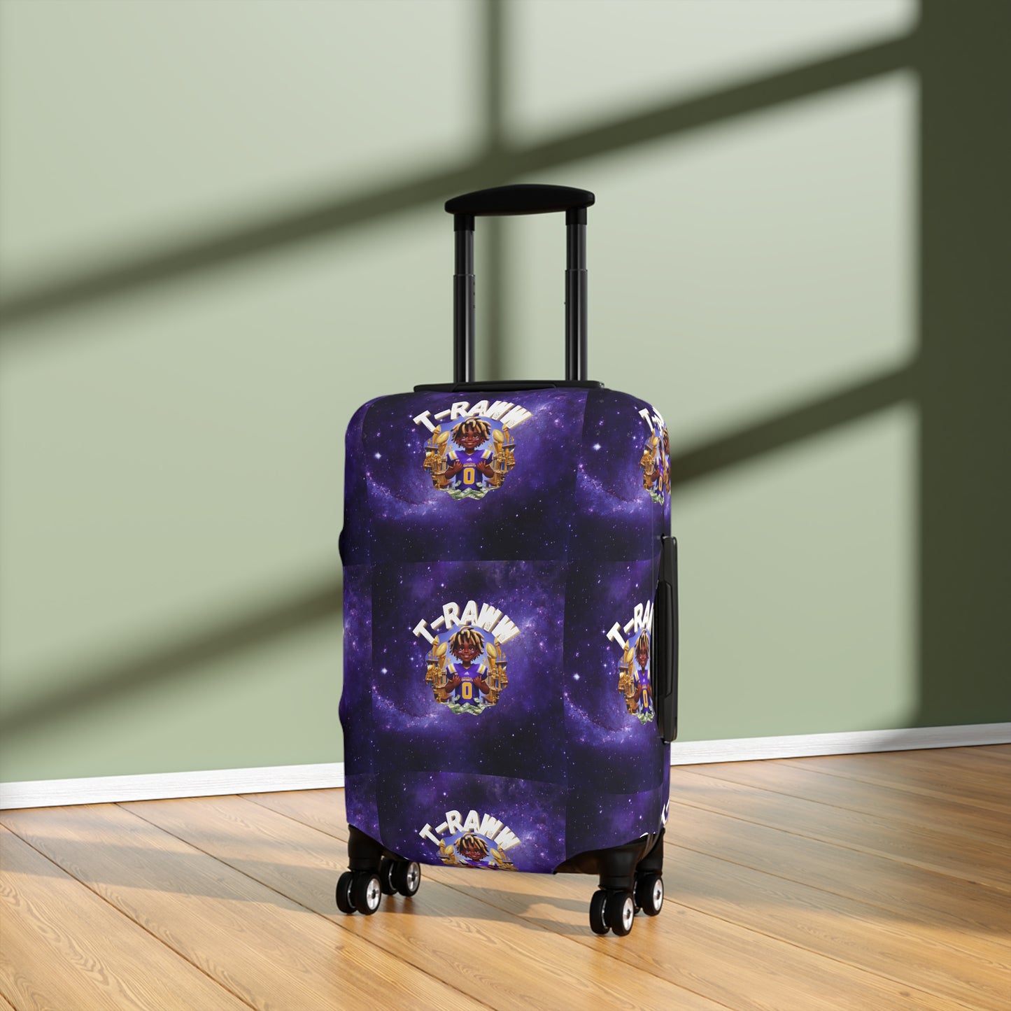 T-Raww on the Go: Football Player Edition Rolling Suitcase Cover