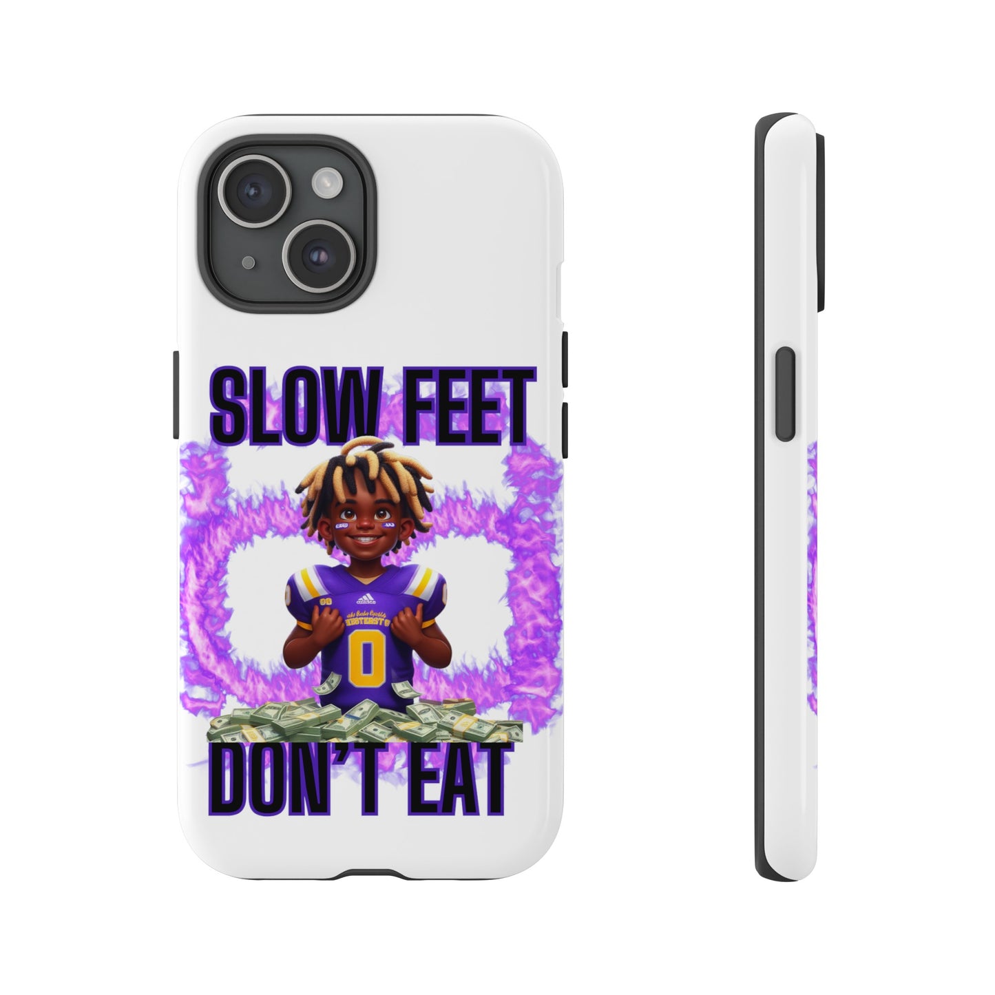 Champion's Shield: Traww239's 'Slow Feet Don't Eat' iPhone Case