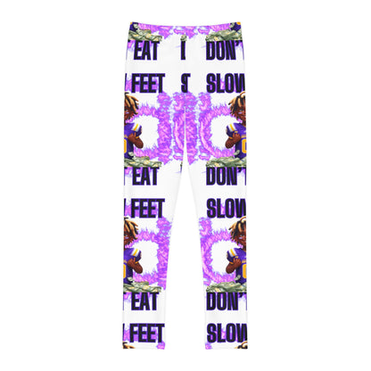 Strive for Greatness: Traww239's 'Slow Feet Don't Eat' Athletic Leggings