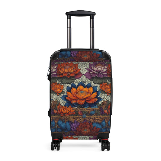 Lotus-Inspired Rolling Suitcase: Effortless Travel with Style and Symbolism