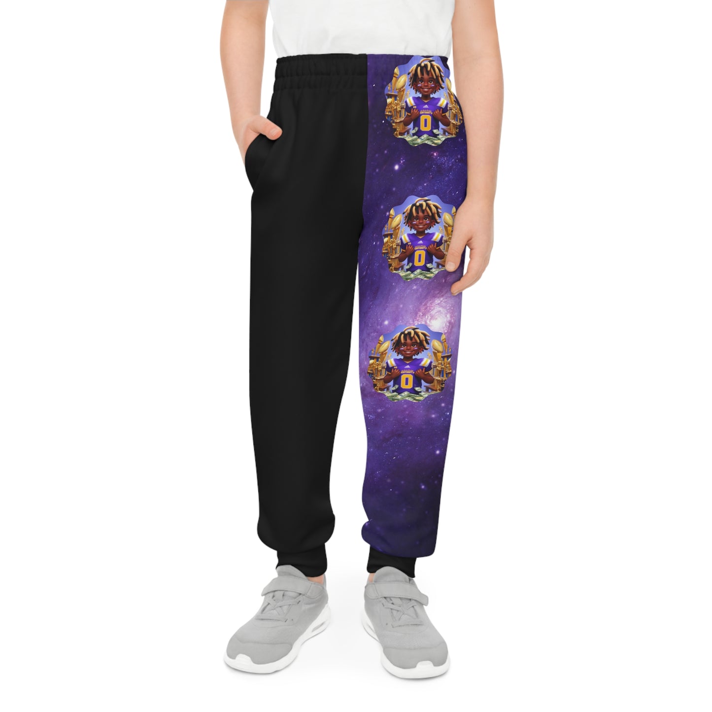 Galactic Glory: T-Raww239 Football Player Joggers