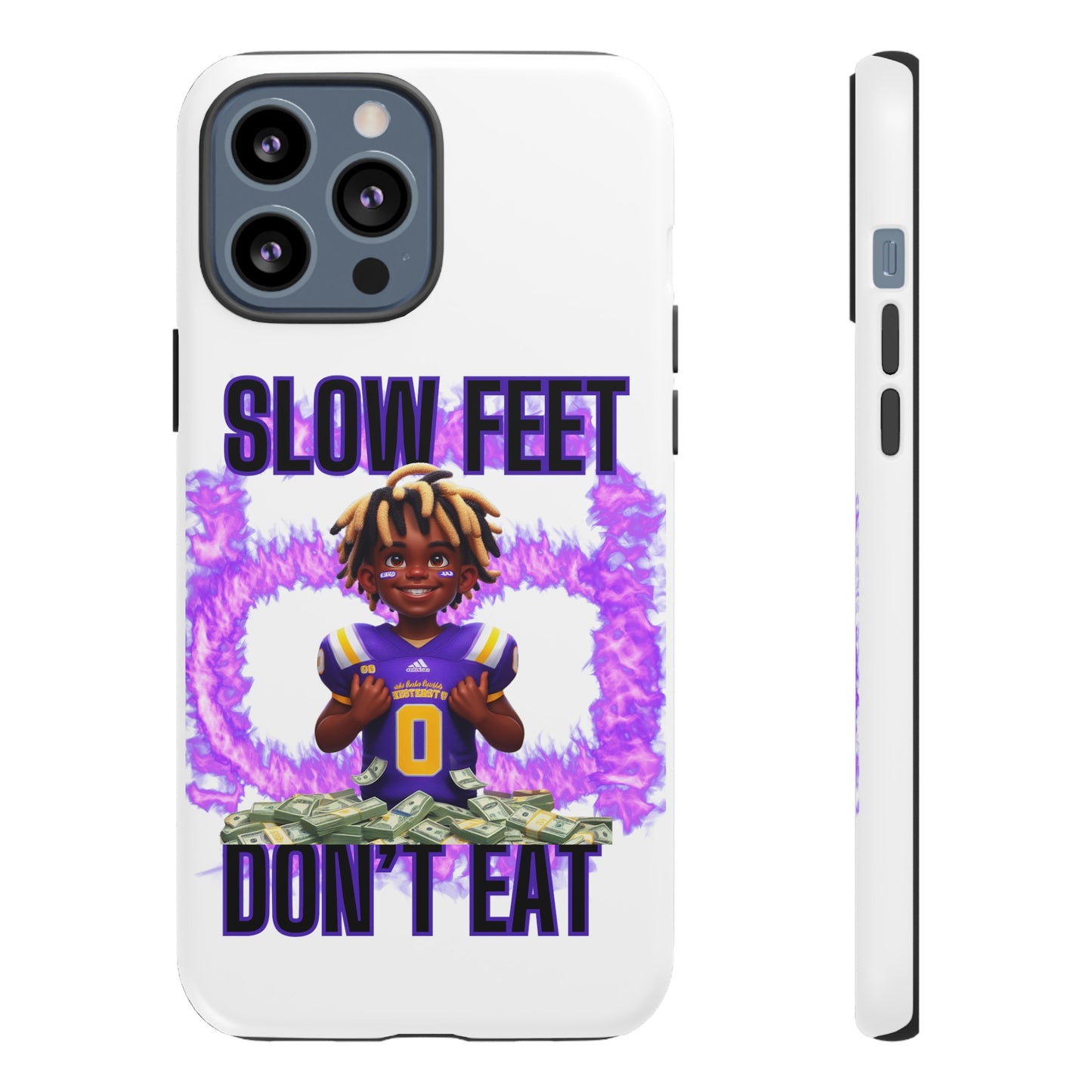 Champion's Shield: Traww239's 'Slow Feet Don't Eat' iPhone Case