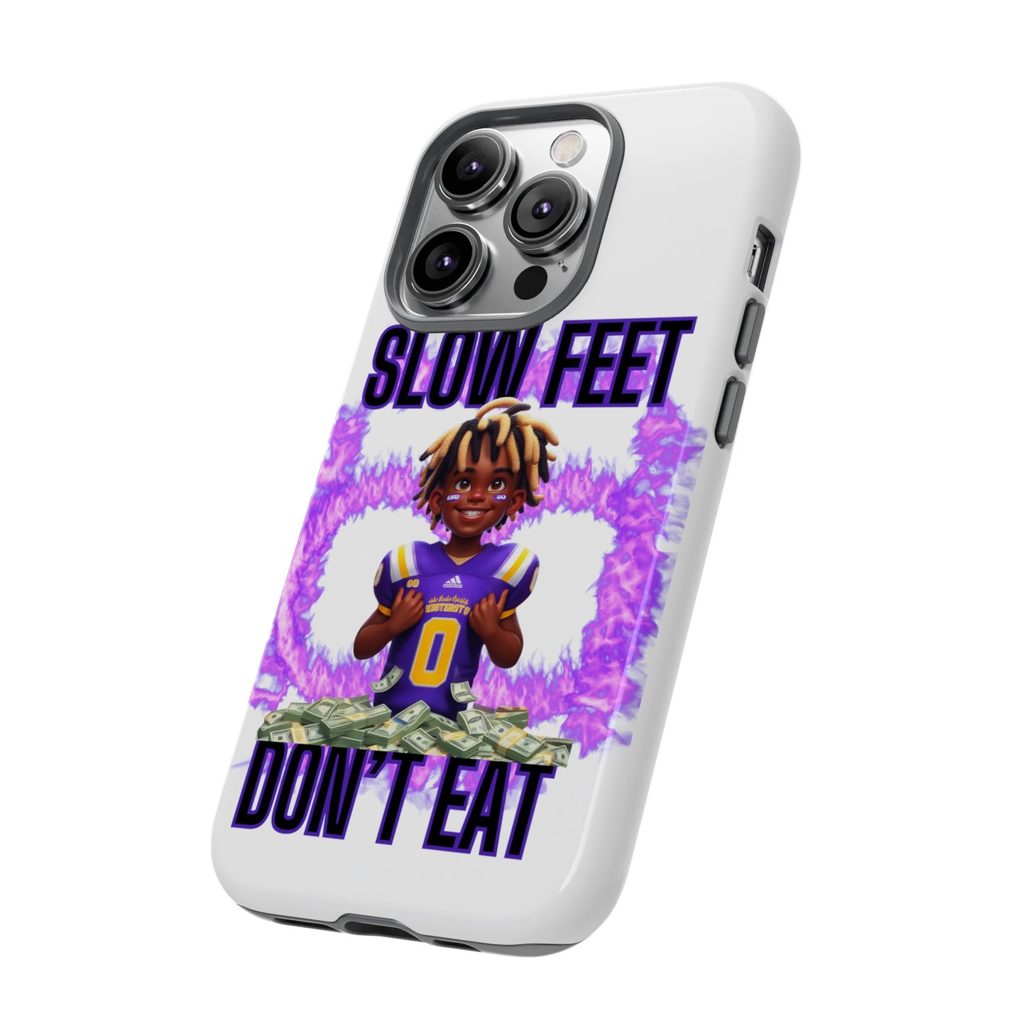 Champion's Shield: Traww239's 'Slow Feet Don't Eat' iPhone Case